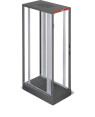 Armadio Server Rack NextGen 1000 19'' 600x1000 42U Nero Open Frame