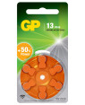 Blister 6 Batteria a Bottone PR48 ZA13 AC13 DA13 per Protesi Acustiche
