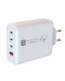Caricatore Alimentatore GaN 3 porte USB-C™ e 1 USB-A da Muro 140W