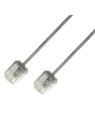 Cavo di rete Patch in Rame Ultra Slim Cat.6 Grigio UTP 1 m