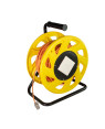Cavo Patch Cat6A Plug RJ45 S/FTP LSZH con Avvolgicavo 60m Arancione