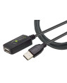 Cavo Prolunga Attivo Extender USB Hi Speed Estensore di Segnale 20m Nero