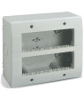 Contenitore Autoportante IP40 S44 per Minicanali 12 Moduli (6+6) Bianco