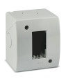 Contenitore Autoportante IP40 S44 per Minicanali 1 Modulo Bianco