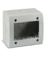 Contenitore Autoportante IP40 S44 per Minicanali 3 Moduli Bianco