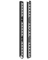 Coppia Canala Gestione Cavi Verticale 42U Nero