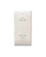Domus S44 Commutatore 2 Pulsanti 1P 10AX 250V Bianco Lucido