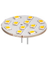 Faretto Led a Disco 12LED SMD G4 5050 2W 230lm Bianco Caldo, Classe E