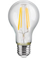 Lampadina LED E27 Bianco Caldo 11W Trasparente con Filamento, Classe D
