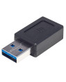 Adattatore USB-A 2.0 maschio a USB-C™ femmina Nero