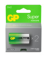 Confezione 2 Batterie GP Super Alcalina Torcia D 13A/LR20