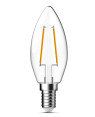 Lampadina LED E14 Bianco Caldo 2W Filamento Classe E