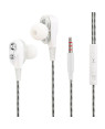 Auricolari Stereo In Ear Duett con Microfono e Telecomando Bianco