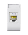 Domus S44 Presa RJ45 Cat.6 UTP Bianco Lucido