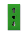 Presa Bipasso 2P+T 10/16A 250V S44 Verde Lucido, 442006/15TSV