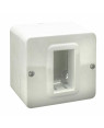 Contenitore Autoportante Minicanali IP40 S44 1 Modulo Bianco