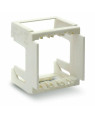 Supporto 2 Moduli S44 per Guida EN50022 Larghezza Pari a 3 Moduli DIN