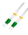 Cavo Fibra Ottica Armato Acciaio OS2 LC/APC Duplex 9/125 1m