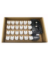 Kit 24 Frutti Cat.6A UTP 90° Keystone con Pinza Crimpatrice