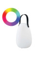 Lampada LED Multicolore Ricaricabile da Tavolo con Maniglia e Telecomando