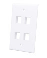 Placca Porta Frutti 4 Posti Mod.503 Bianco