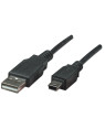 Cavo USB 2.0 A maschio/mini B 5 pin maschio 4,5 m Nero