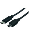 Cavo HiSpeed USB Mini-B Maschio / USB-C Maschio 1m Nero