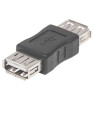 Adattatore USB-A Femmina USB-A Femmina Nero