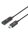 Cavo Ottico Attivo USB 3.2 Gen 2 SuperSpeed+ AOC USB A M/F 50m