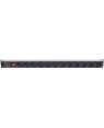 Multipresa Verticale per Rack 12 Posti Spina Schuko Angolata