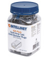 Confezione 100 Plug modulari RJ45 passanti Cat6 FastCrimp