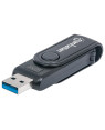 Mini Lettore/Scrittore di Card USB 3.0, 24 in 1 Nero