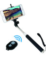 Monopiede Telescopico SelfieStick Smartphone Bluetooth con telecomando 