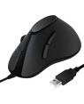 Mouse Verticale Ottico Ergonomico USB 1000dpi Nero