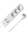 Multipresa Intelligente 3 Prese Schuko 4 USB Controllo Vocale, R4028