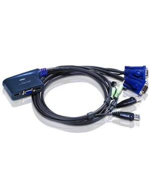 Switch KVM USB VGA a 2 Porte con Audio, CS62US