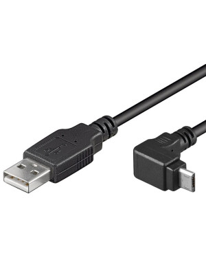 Cavo USB A Maschio a MICRO B Maschio Angolato 1,8m 
