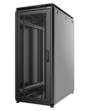 Armadio Server Rack 19'' 600x1000 26U Nero Serie Evolution Porta Grigliata