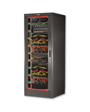 Armadio Server Rack 19'' 600x1000 27 Unita' Nero serie Lite