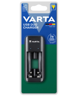 Caricabatterie Universale 2 AA/AAA/USB Duo Charger