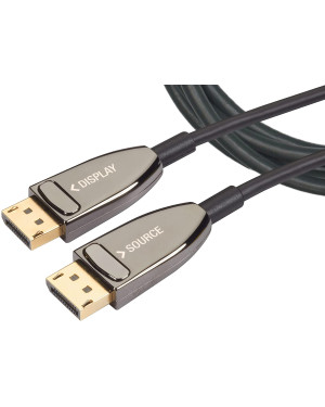Cavo Ottico Attivo DisplayPort 1.4 AOC 8K@60Hz 32.4 Gbps Connettori a Scatto 20m