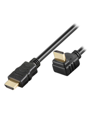 Cavo HDMI High Speed con Ethernet A/A M/M Angolato 5 m Nero