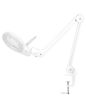 Lampada LED con Lente d'ingrandimento a 5 Diottrie Attacco a Morsetto