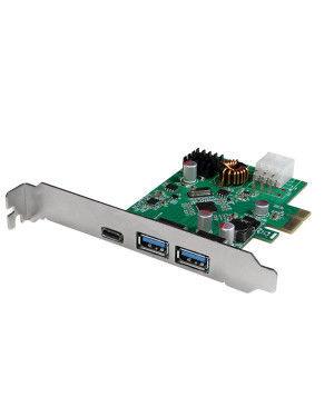 Scheda PCI Express USB 3.2 Gen1x1, 1x USB-C™ PD 3.0 e 2x USB 3.0