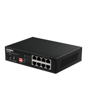Switch Fast Ethernet 8 Porte a Lungo Raggio con 4 porte PoE+ e DIP Switch, ES-1008PHE V2