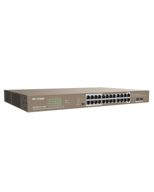 Unmanaged Switch Ethernet 24 Porte PoE 24GE+2SFP G1126P-24-410W