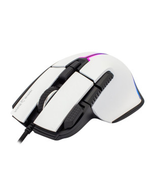 Mouse Gaming RGB USB 12000 dpi 9 Tasti Bianco Marrok