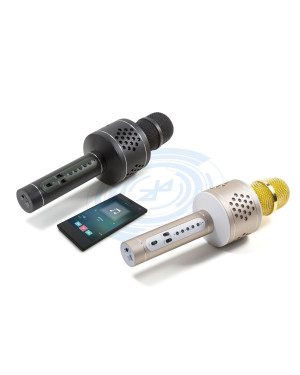 Microfono Karaoke Bluetooth con TWS per Cantare in Duetto Nero, BT-X35
