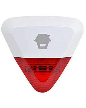 Sirena Wireless da Esterno IP54 con Lampeggiante LED WS-280, per Antifurto