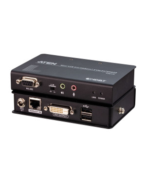 Estensore KVM Mini USB DVI HDBaseT, CE611